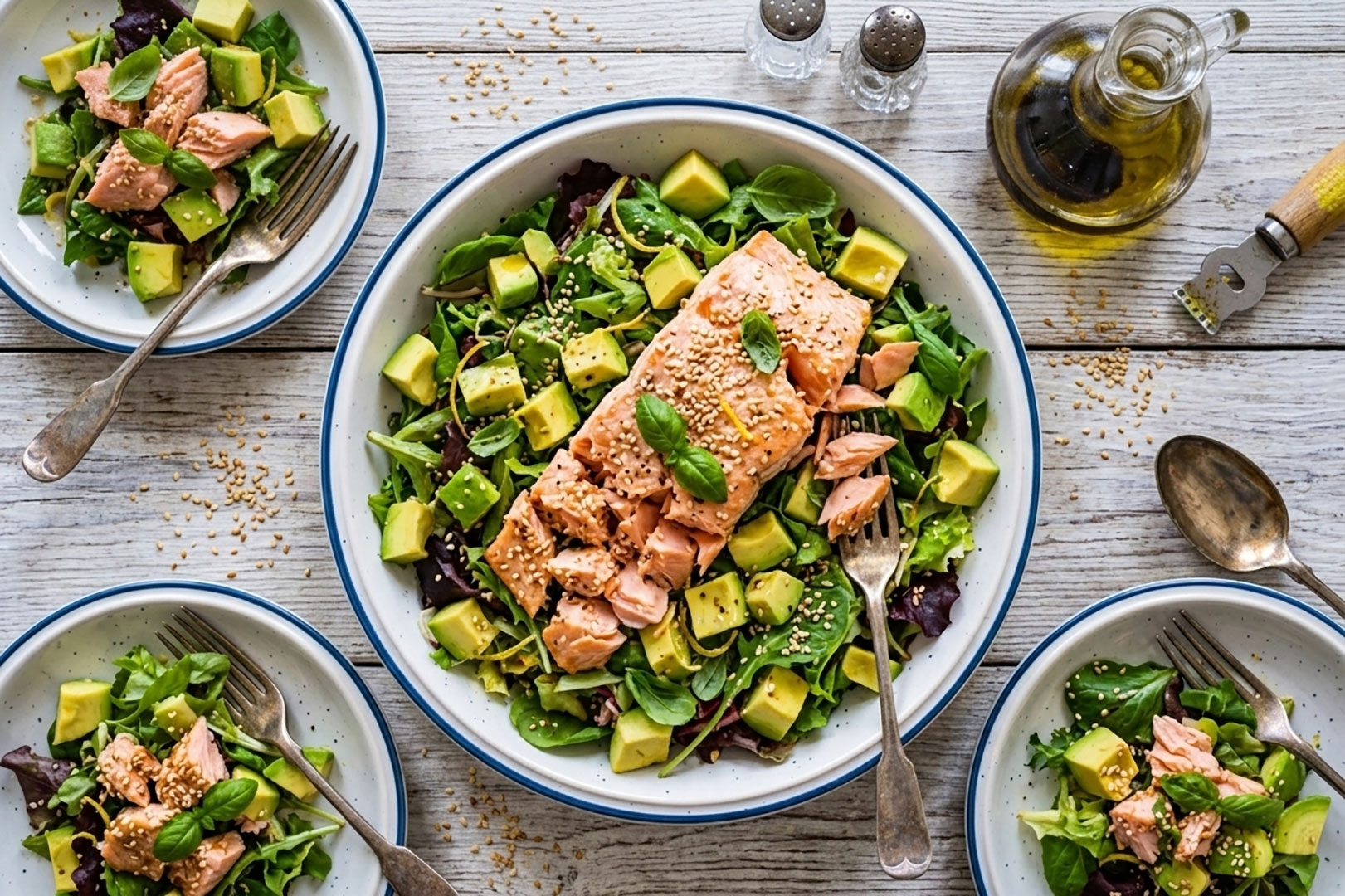 Lazacos avokádósaláta